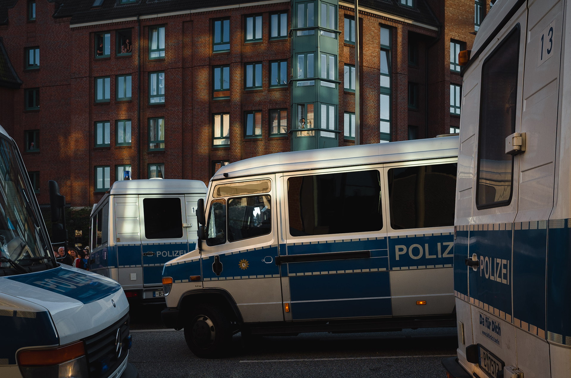 Fire in Hamburg